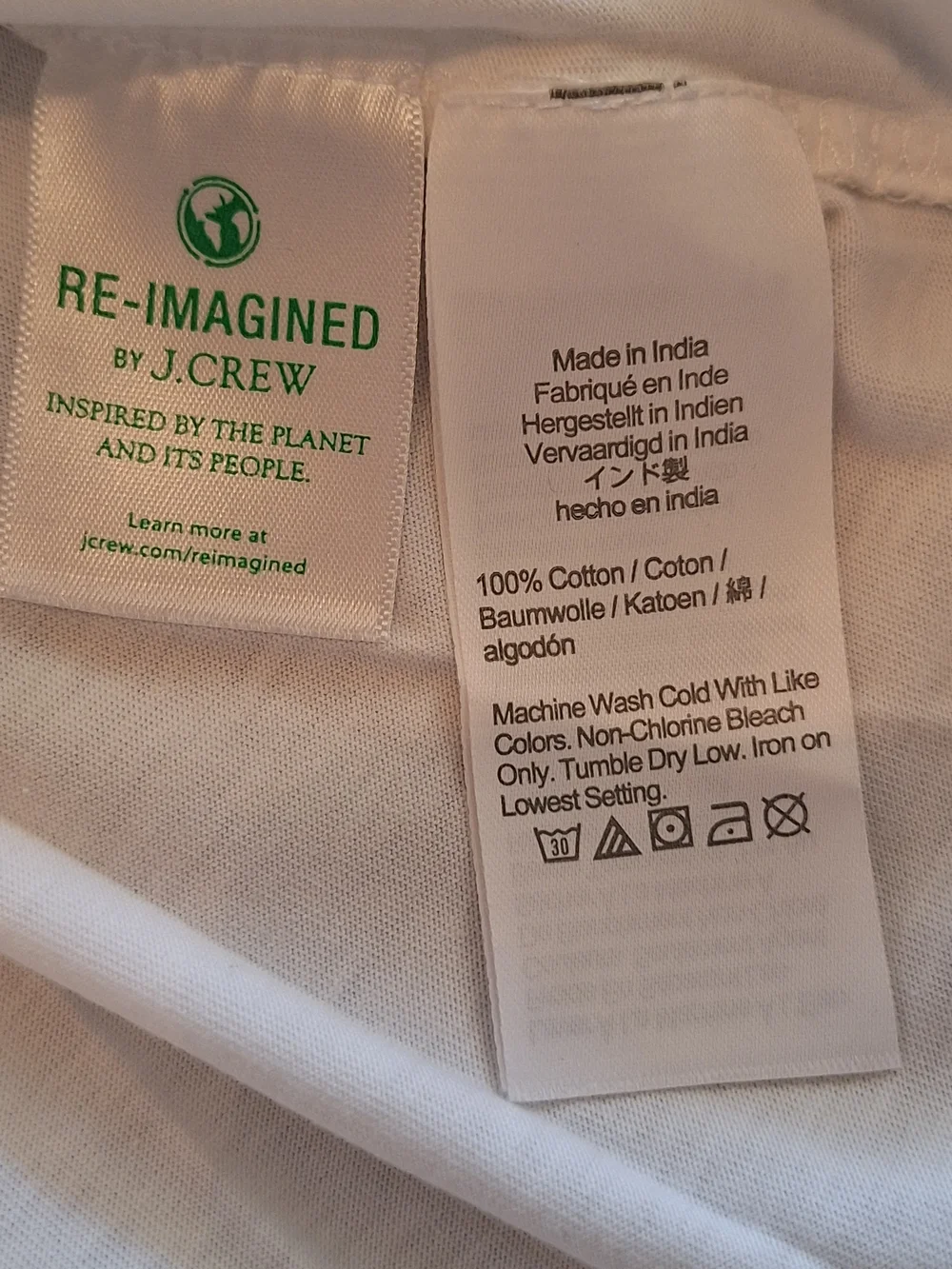 J. Crew lightweight white
